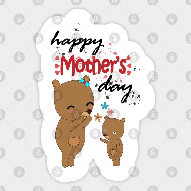 happy mothers day Sticker by bratshirt